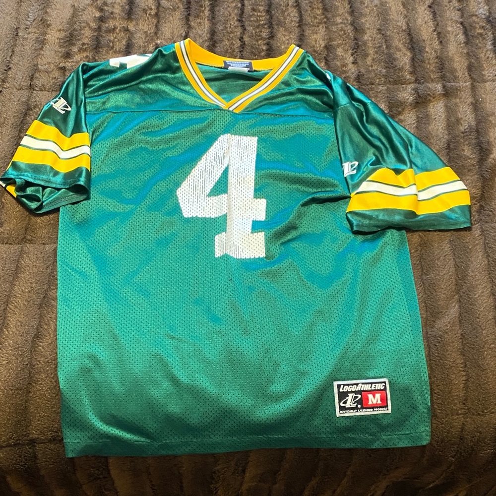 Logo Athletic Green Bay Packers Brett Farve Jersey.